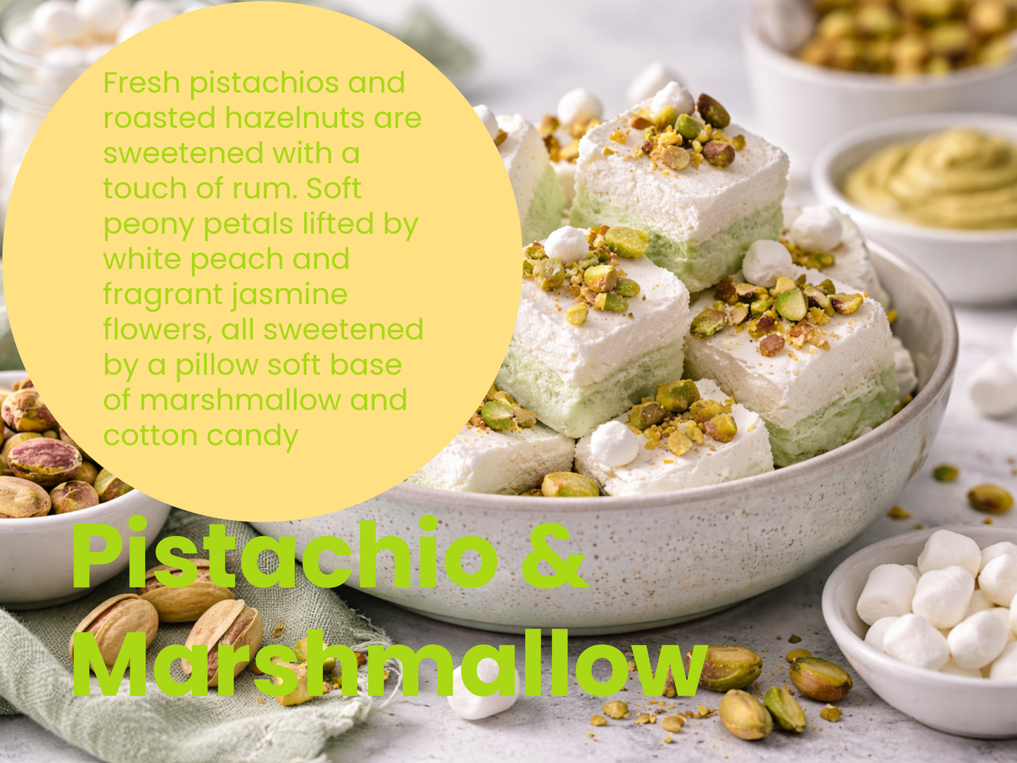 GREEN PISTACHIO & MARSHMALLOW