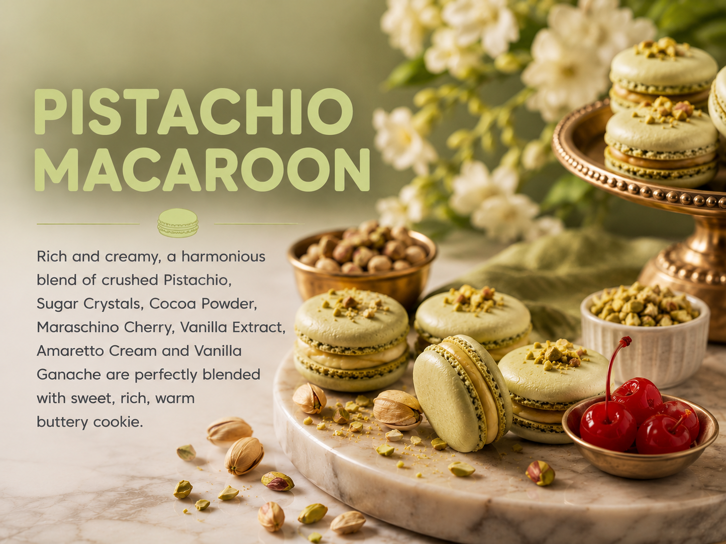 PISTACHIO MACAROON