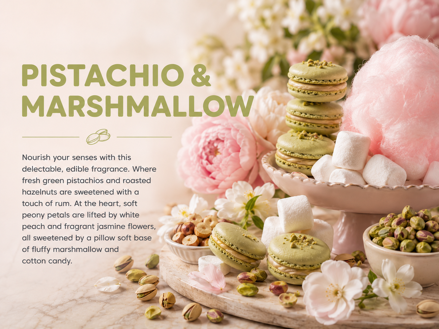GREEN PISTACHIO & MARSHMALLOW