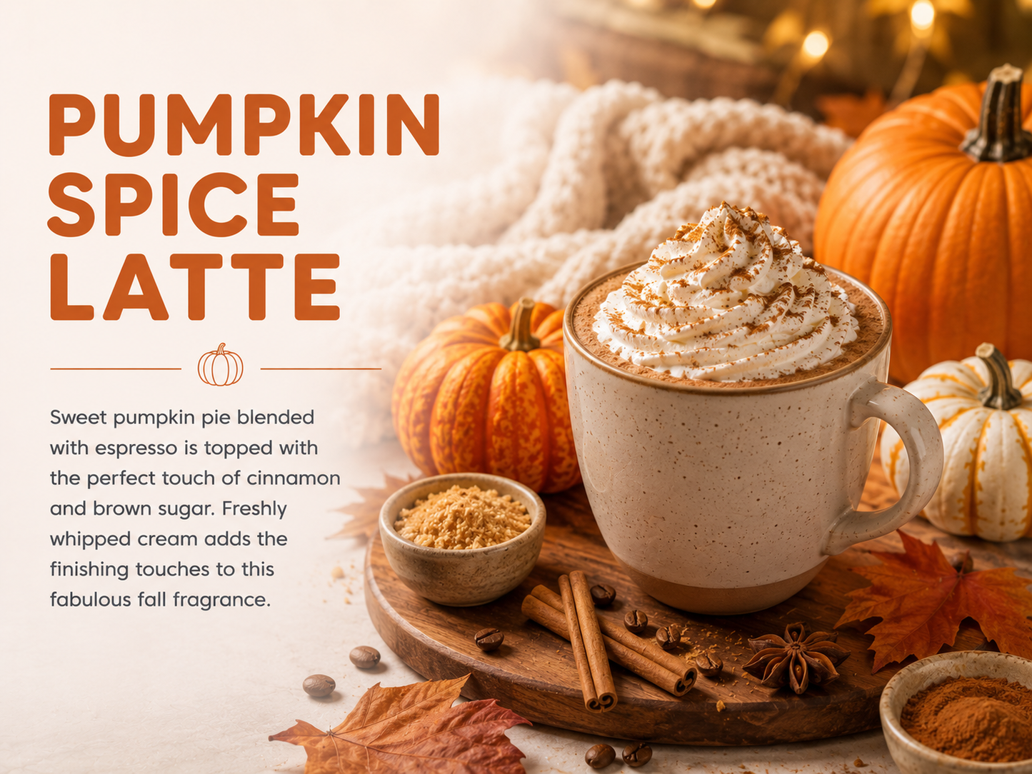 PUMPKIN SPICE LATTE