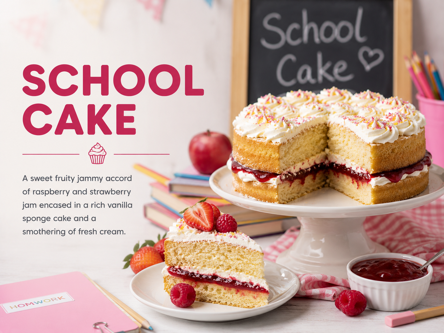 SCHOOL CAKE