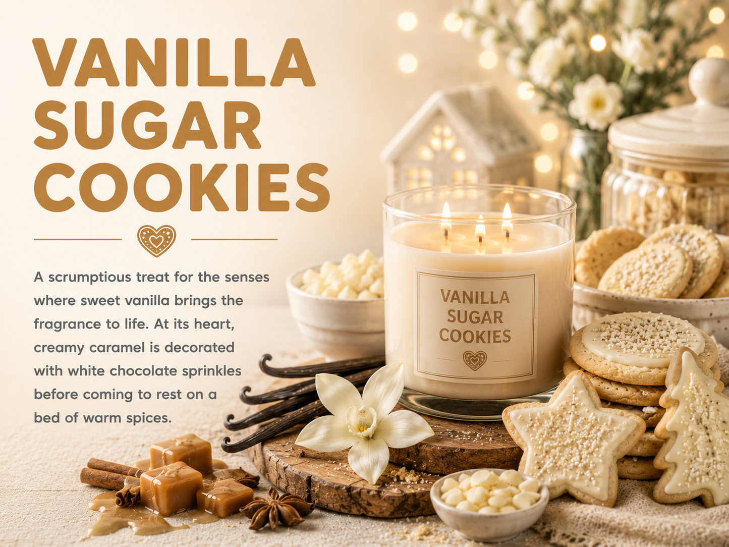 VANILLA SUGAR COOKIES