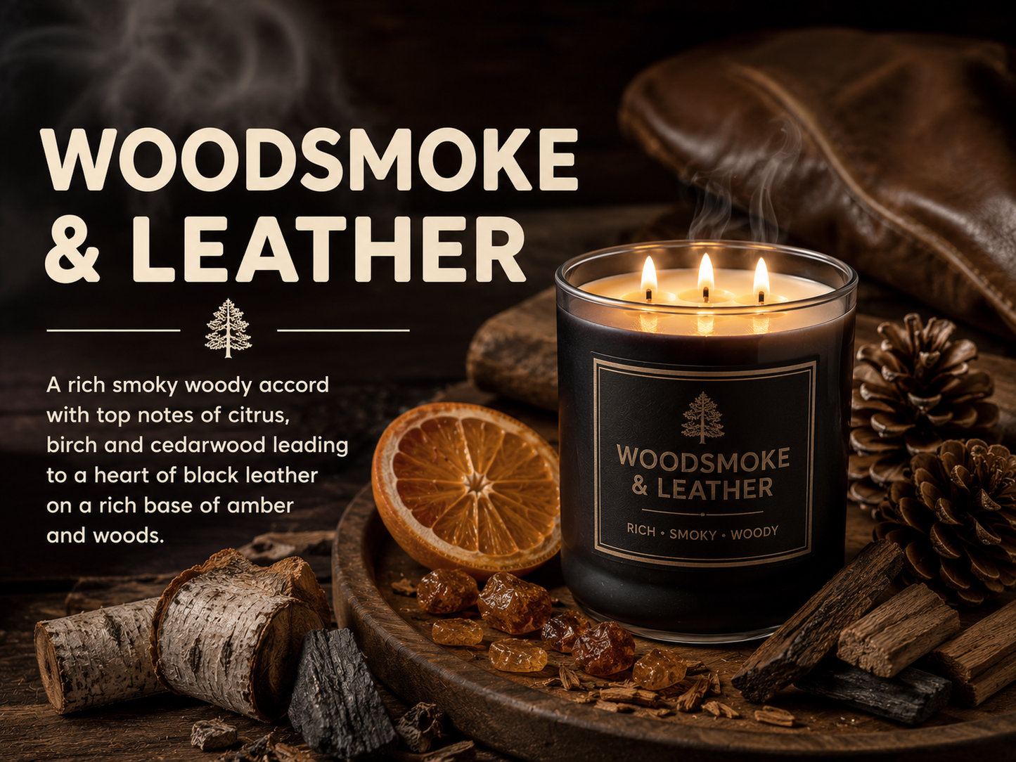 WOODSMOKE & LEATHER