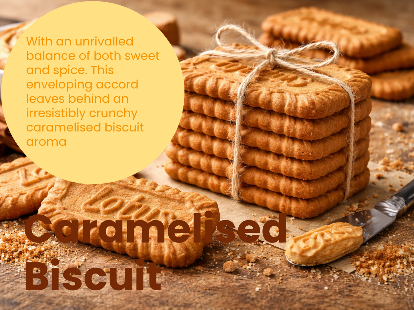 CARAMELISED BISCUIT